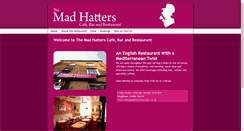 Desktop Screenshot of madhatterrestaurant.co.uk